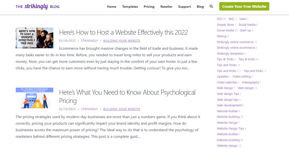grow your blog with Strikingly grow your blog with Strikingly